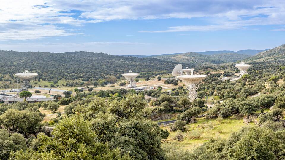 Deep Space Communications Complex in Robledo de Chavela, Madrid, Spain