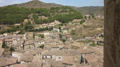 View of Uncastillo (Spain) since the tower of Peña Ayllón's castle.