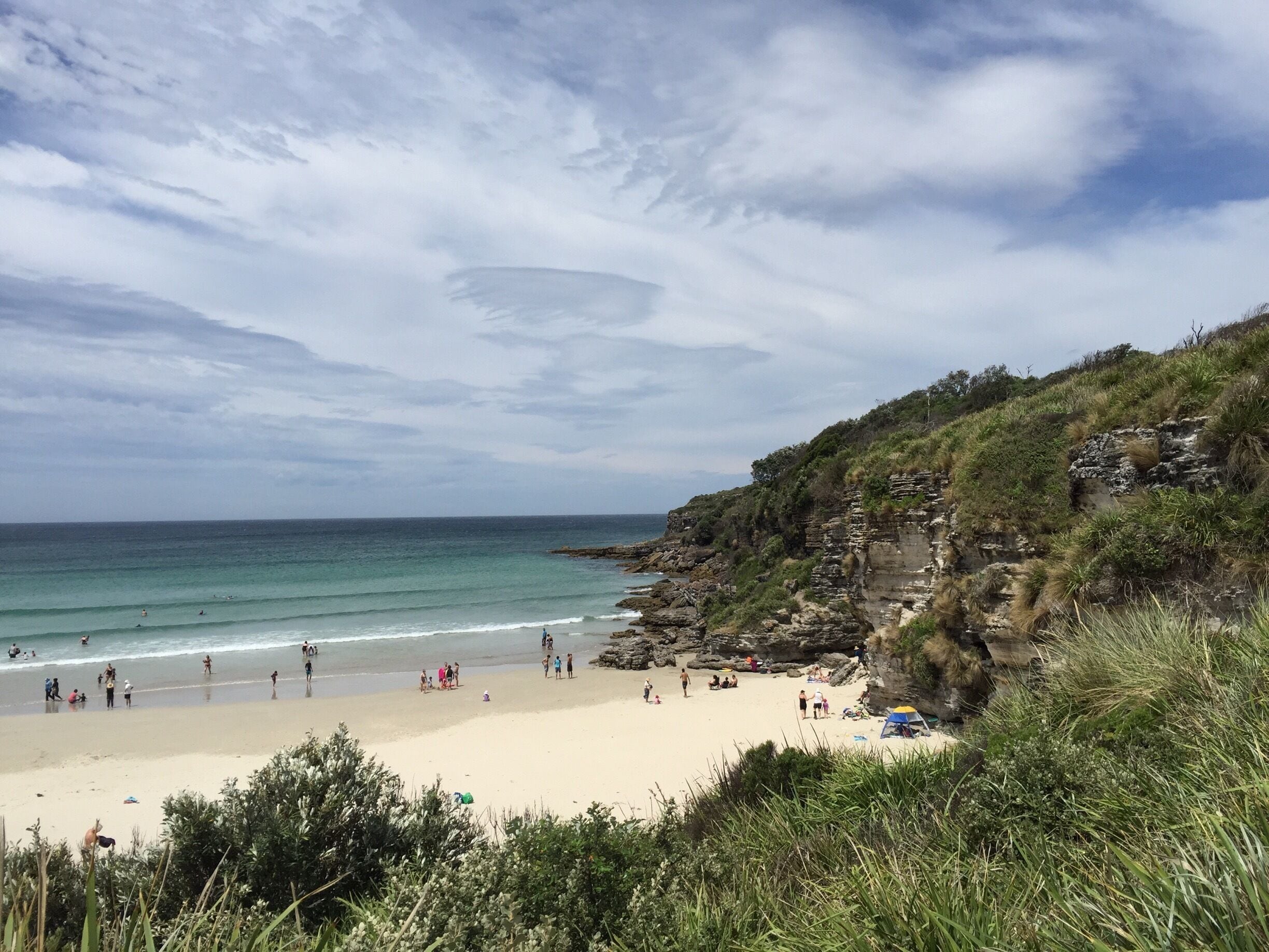 Cave beach perfect to learn surf