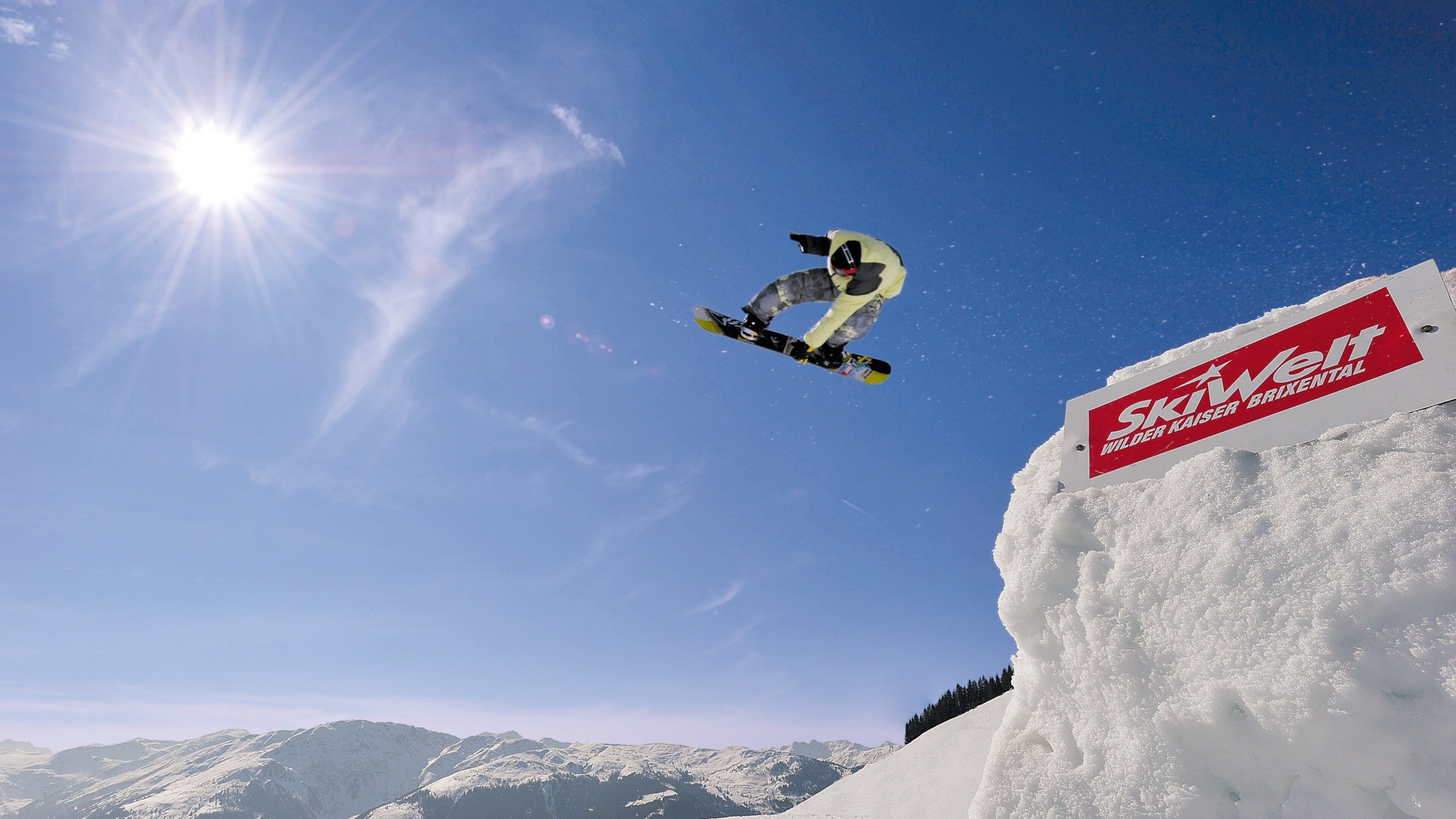 Westendorf showing snow and snow boarding