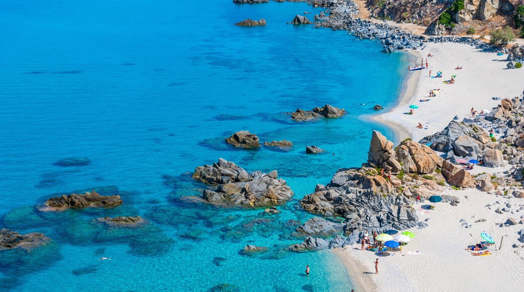 Marinella Di Zambrone - Paradise white beach in Calabria at beautiful coast - close to Tropea - travel destination in Italy