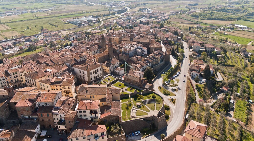The town of Monte San Savino Tuscany-Italy