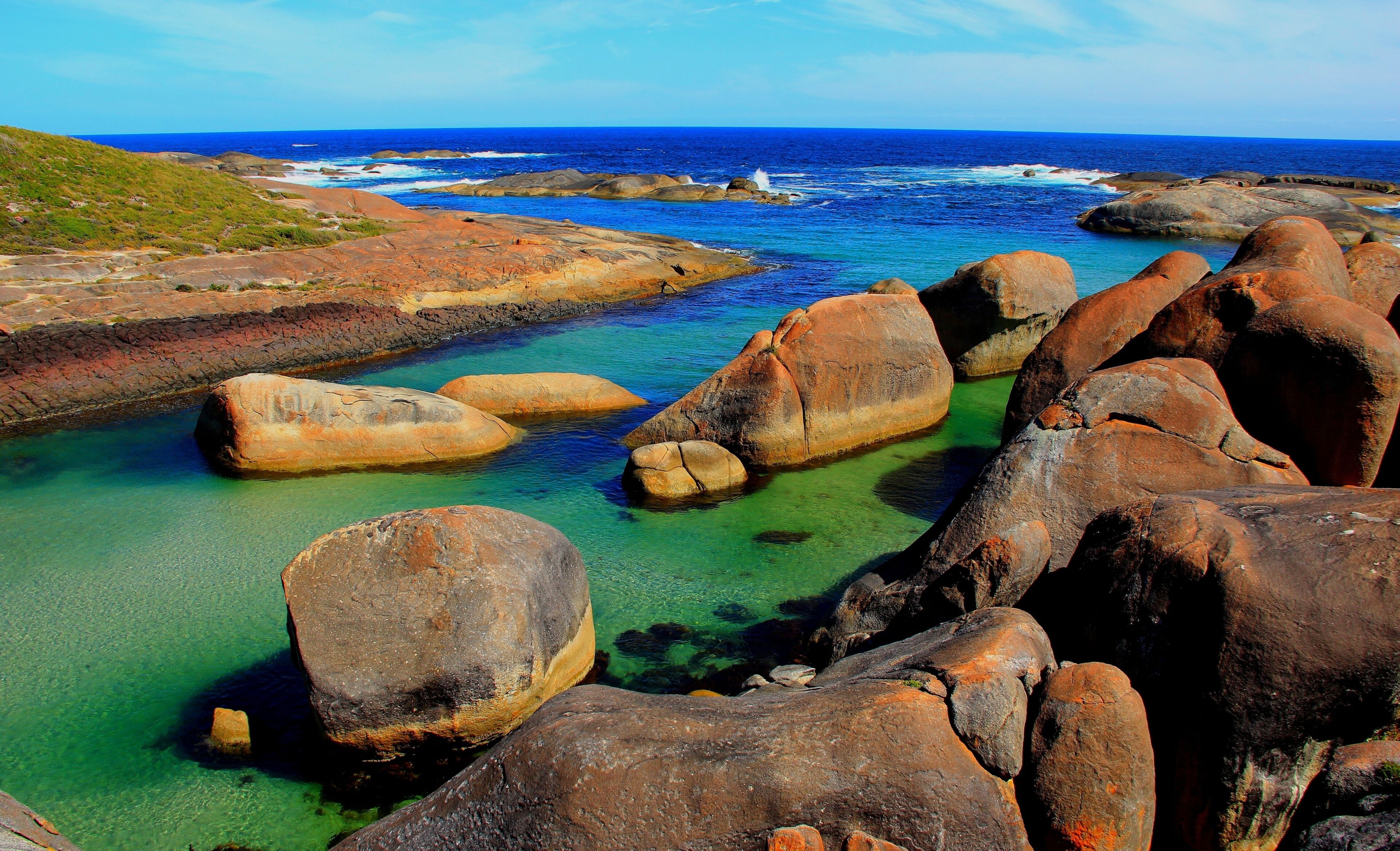 Elephant rock dans le park national de William Bay, Australie Occidentale