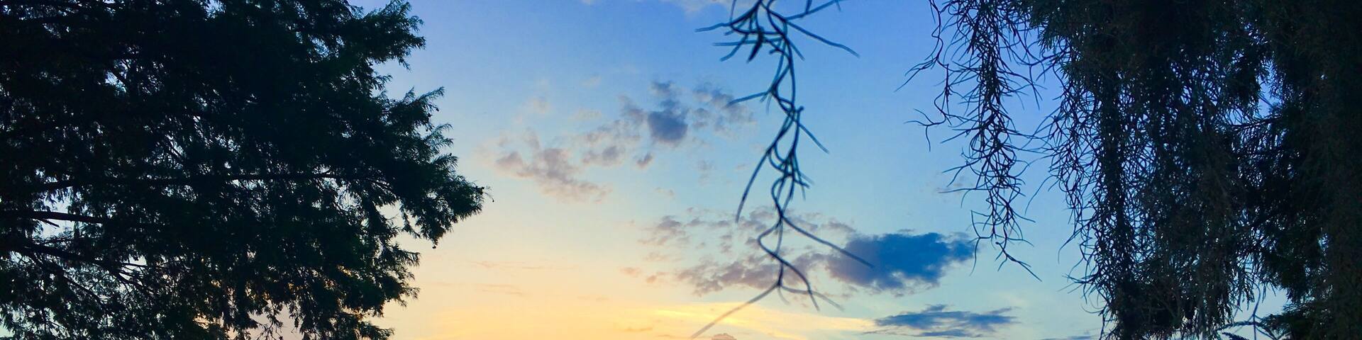 Lake Eustis, Florida at sunset