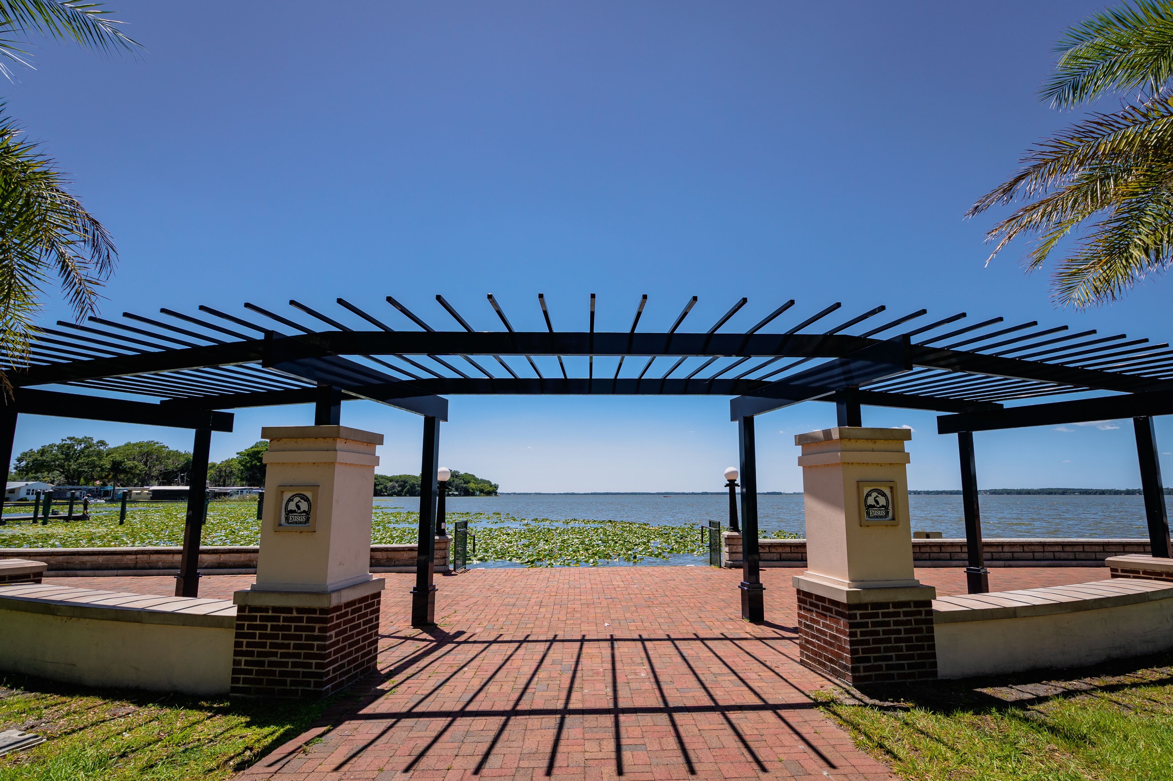 Ferran Park architecture on Lake Eustis in downtown Eustis, Florida