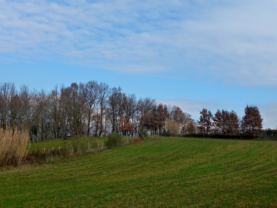 Panorama di campagna nei pressi di Gavignano