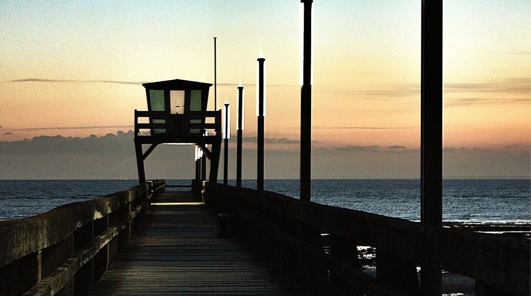 The same place ( the pier)