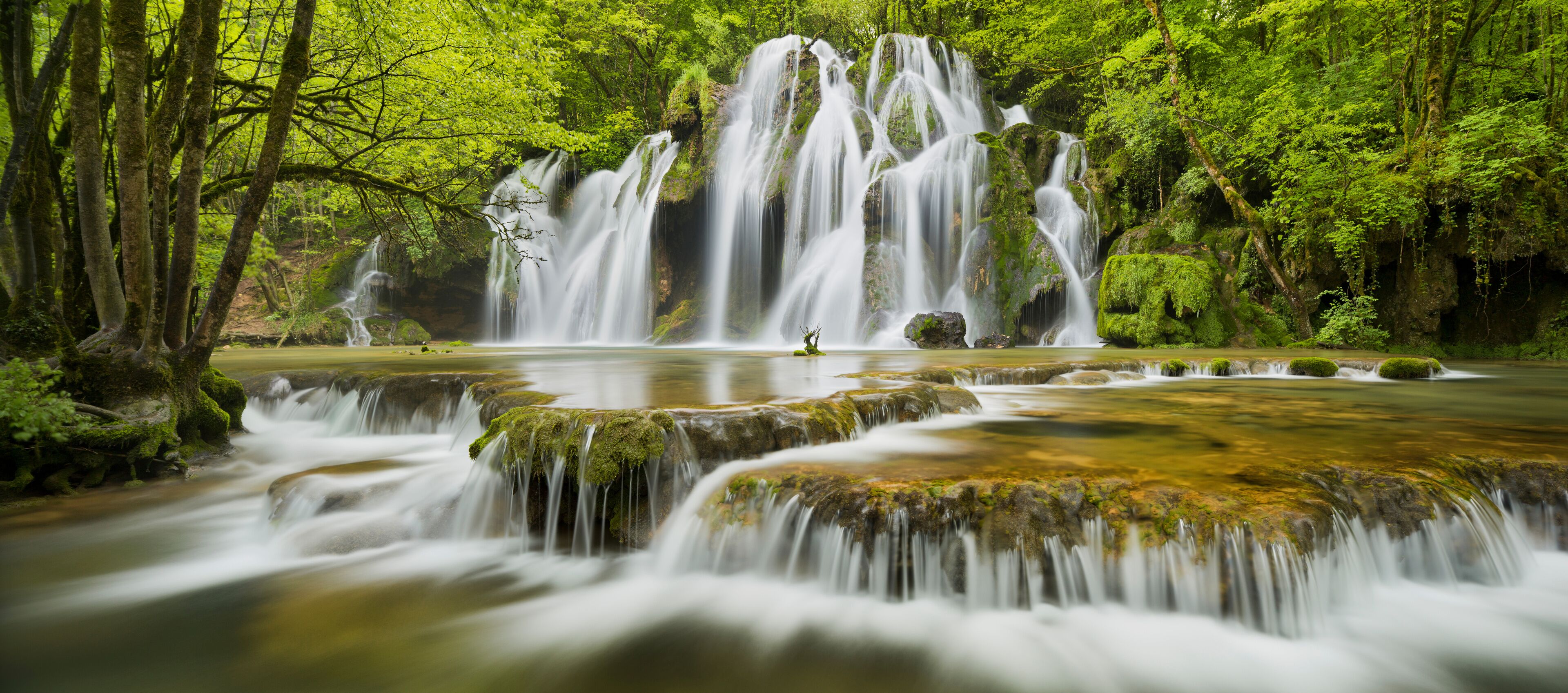 Cascades des Tufs, Arbois, Jura, Frankreich