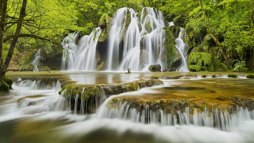 Cascades des Tufs, Arbois, Jura, Frankreich