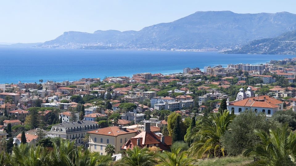 Bordighera, Province of Imperia. Famous tourist destination in Liguria region of Italy; Shutterstock ID 357858347