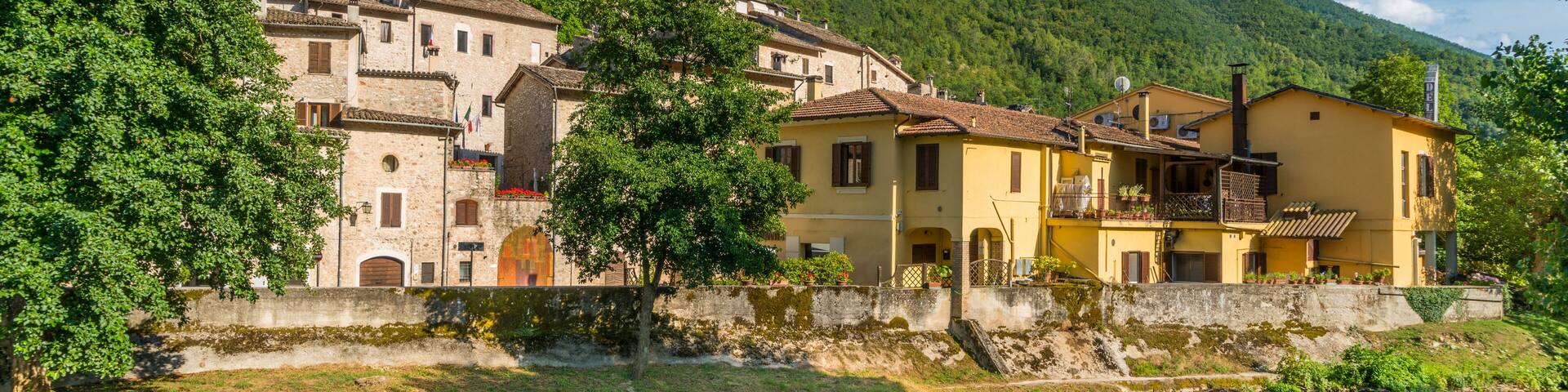 Scheggino, idyllic village in the Province of Perugia, in the Umbria region of Italy.