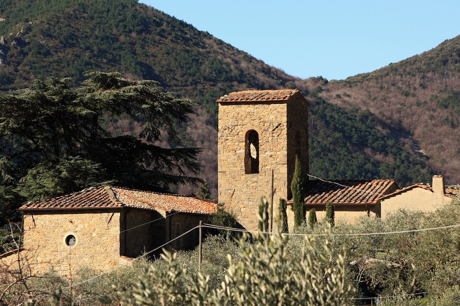 Church/Sanctuary Madonna delle Grazie, Tre Colli, hamlet of Calci, Province of Pisa, Tuscany, Italy