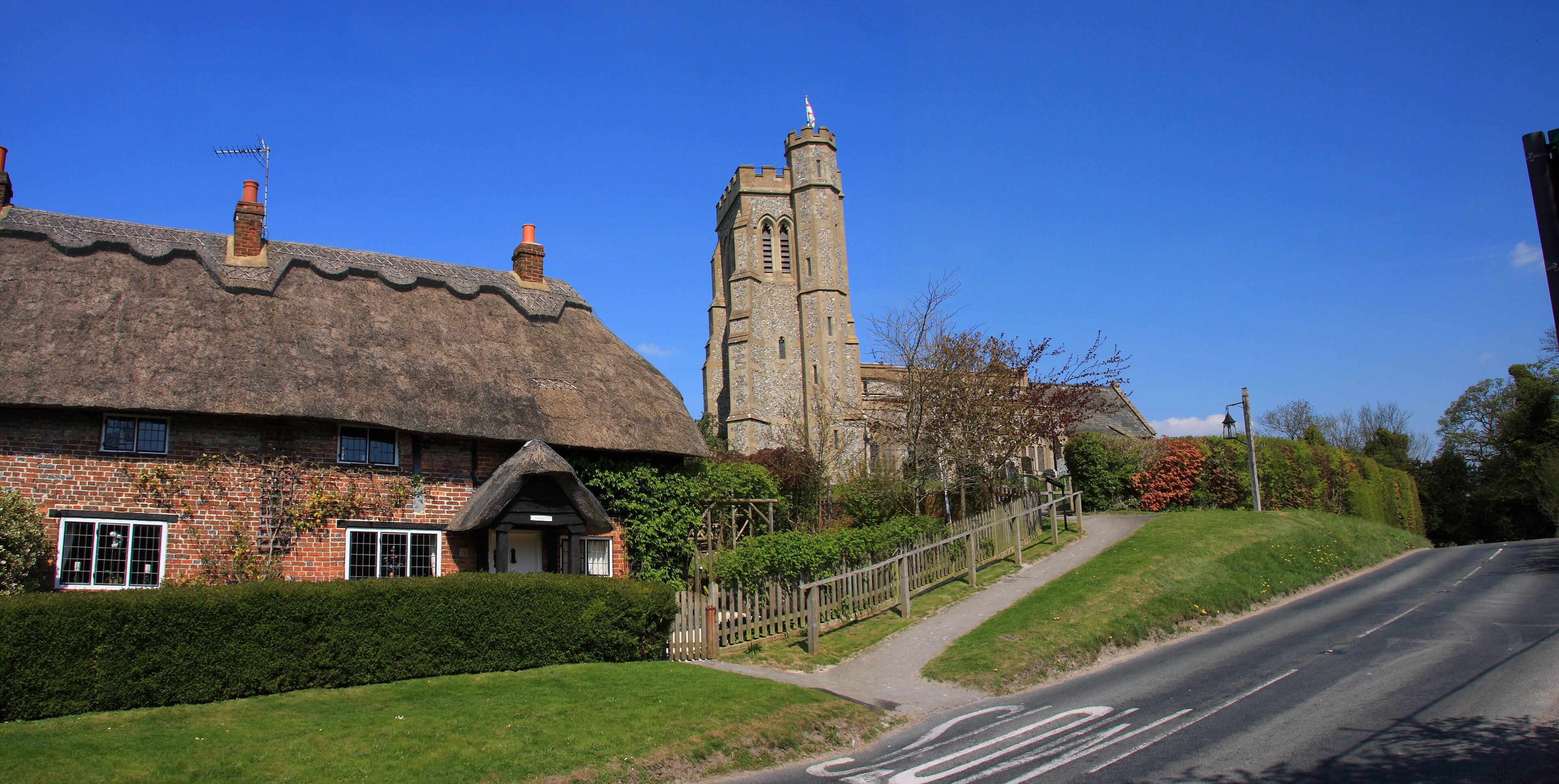 English Village Scene