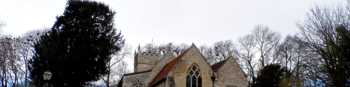 St Bartholomew's parish church, Brightwell Baldwin, Oxfordshire, seen from east-southeast