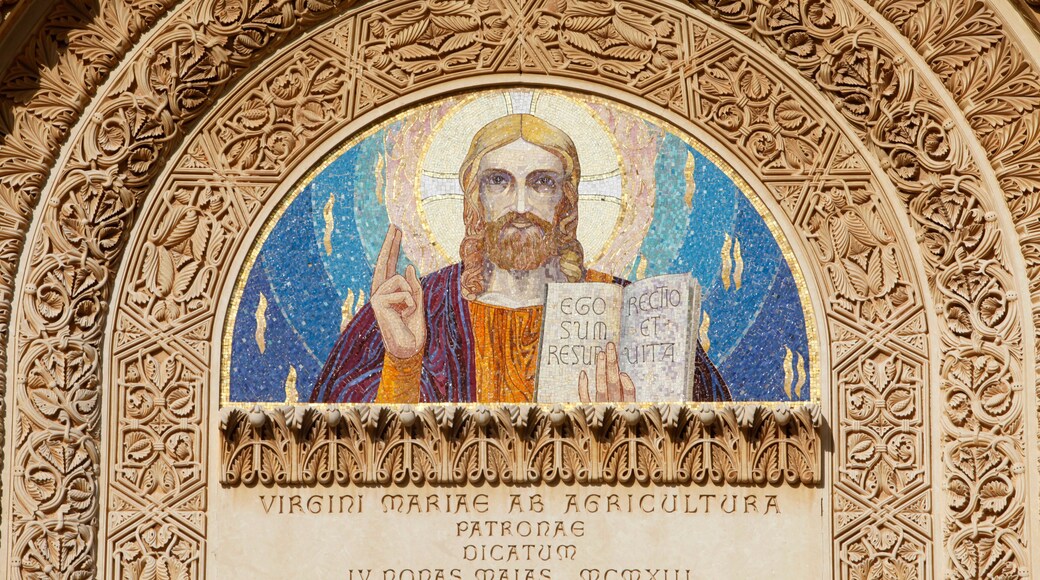 Tympanum of the basilica di Santa Maria della Coltura, Parabita, Apulia