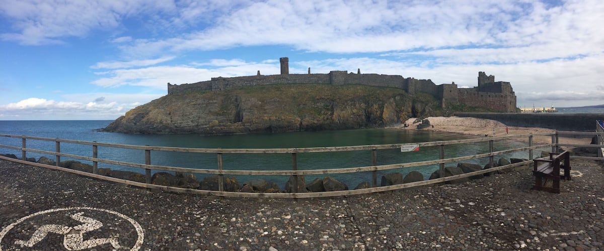 Beautiful castle at peel