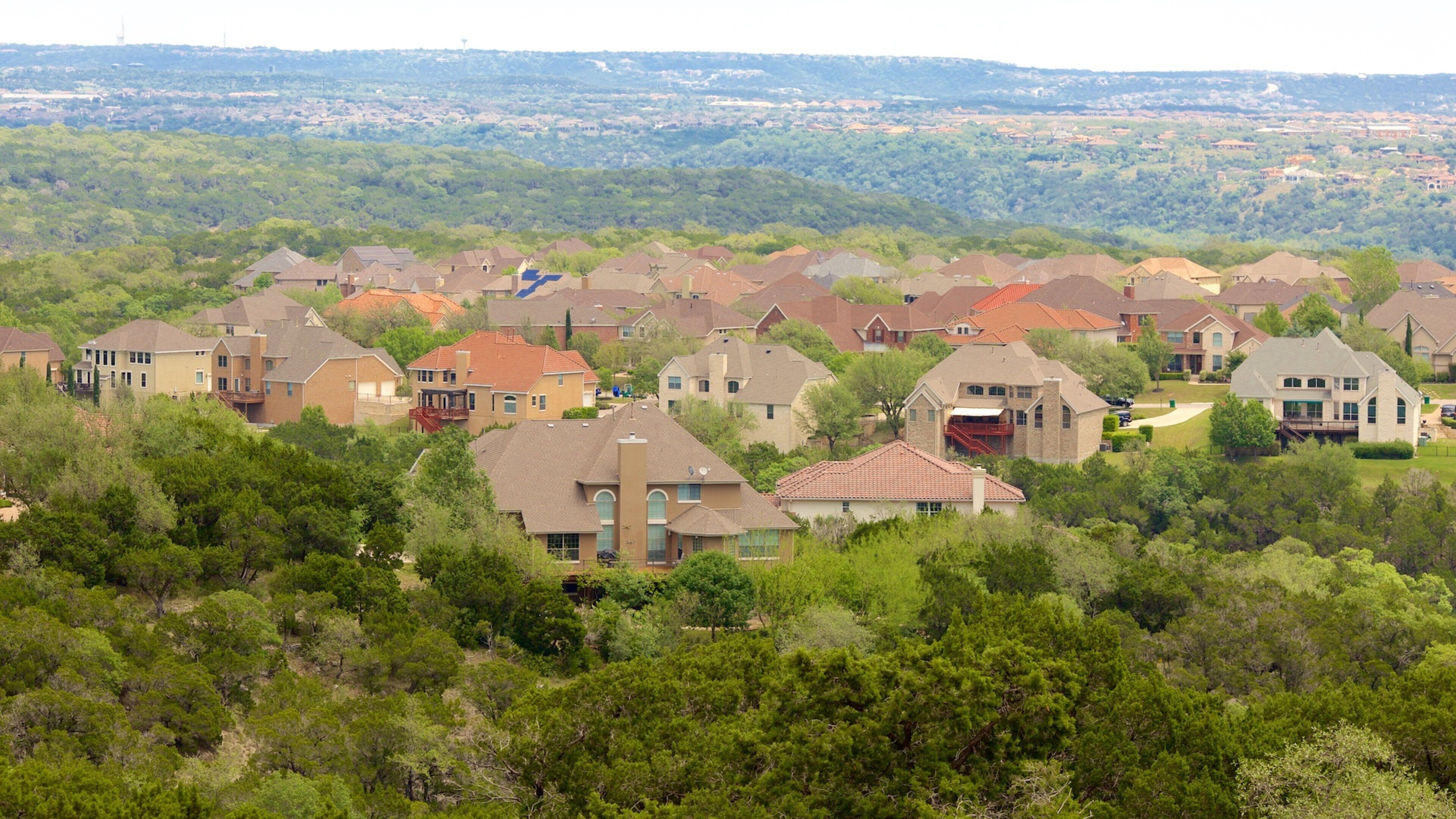 Lakeway featuring a small town or village