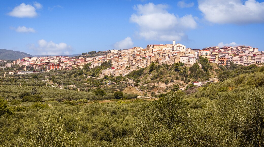 Panoramic view of Cagnano Varano, Gargano, Italy
