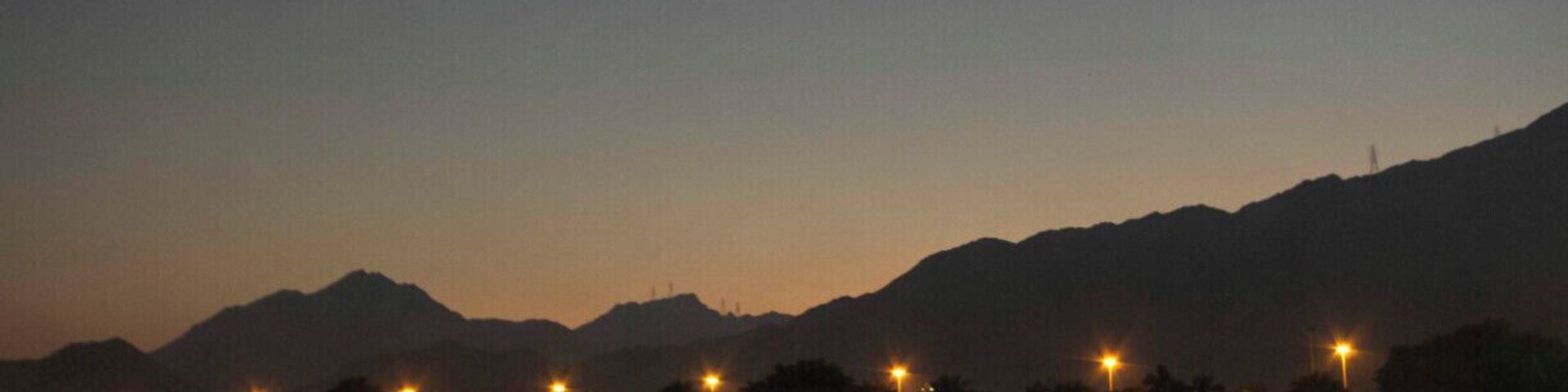 SPLENDID WATER, GARDENS, MOUNTAINS, MOON, SKY, EVENING.