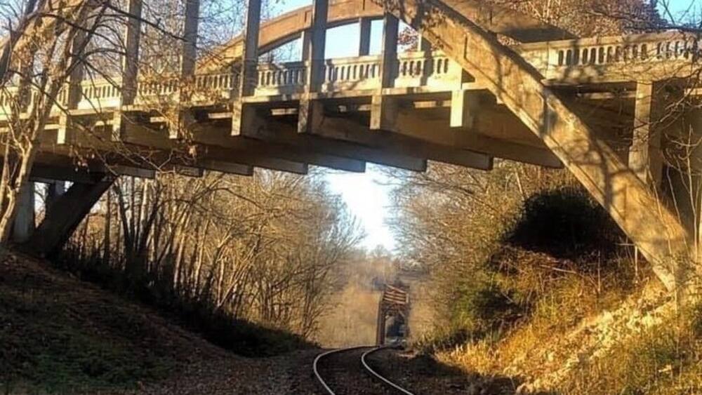 Cotter bridge/tunnel #arkansas #ozarks