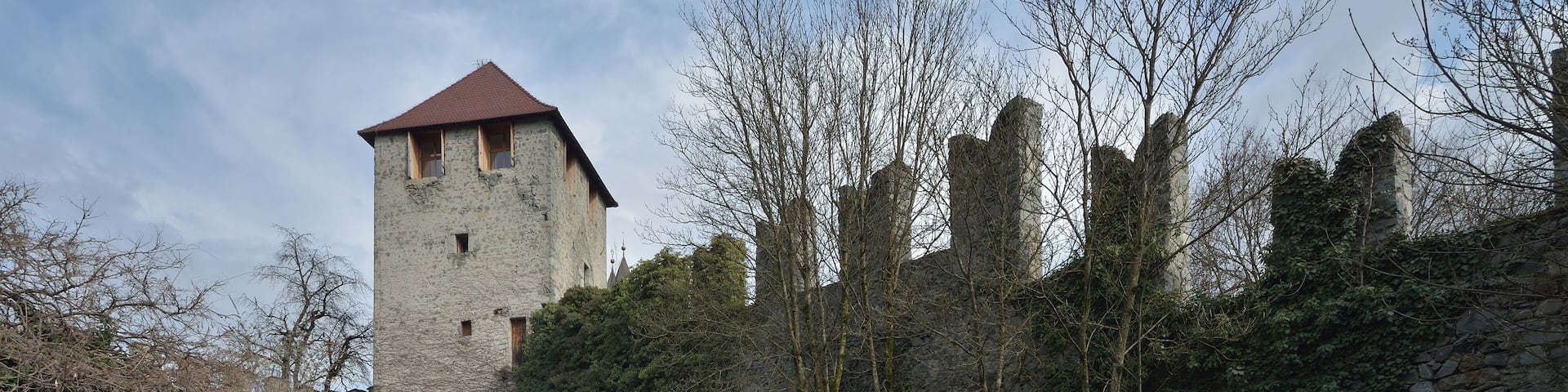 Walls of the Säben Abbey in South Tyrol
