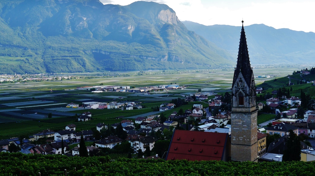 View to Termeno sulla strada del vino, Province of Bolzano (South Tyrol), Region of Trentino-Alto Adige/Südtirol, Italy