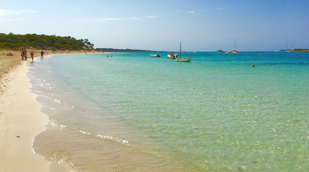 Peaceful and quiet beach on Majorca, Platja d'es Carbó. You can only reach this place on foot, it takes about 45 minutes from Colonia de Sant Jordi. There are no facilities at all.
#beachbound