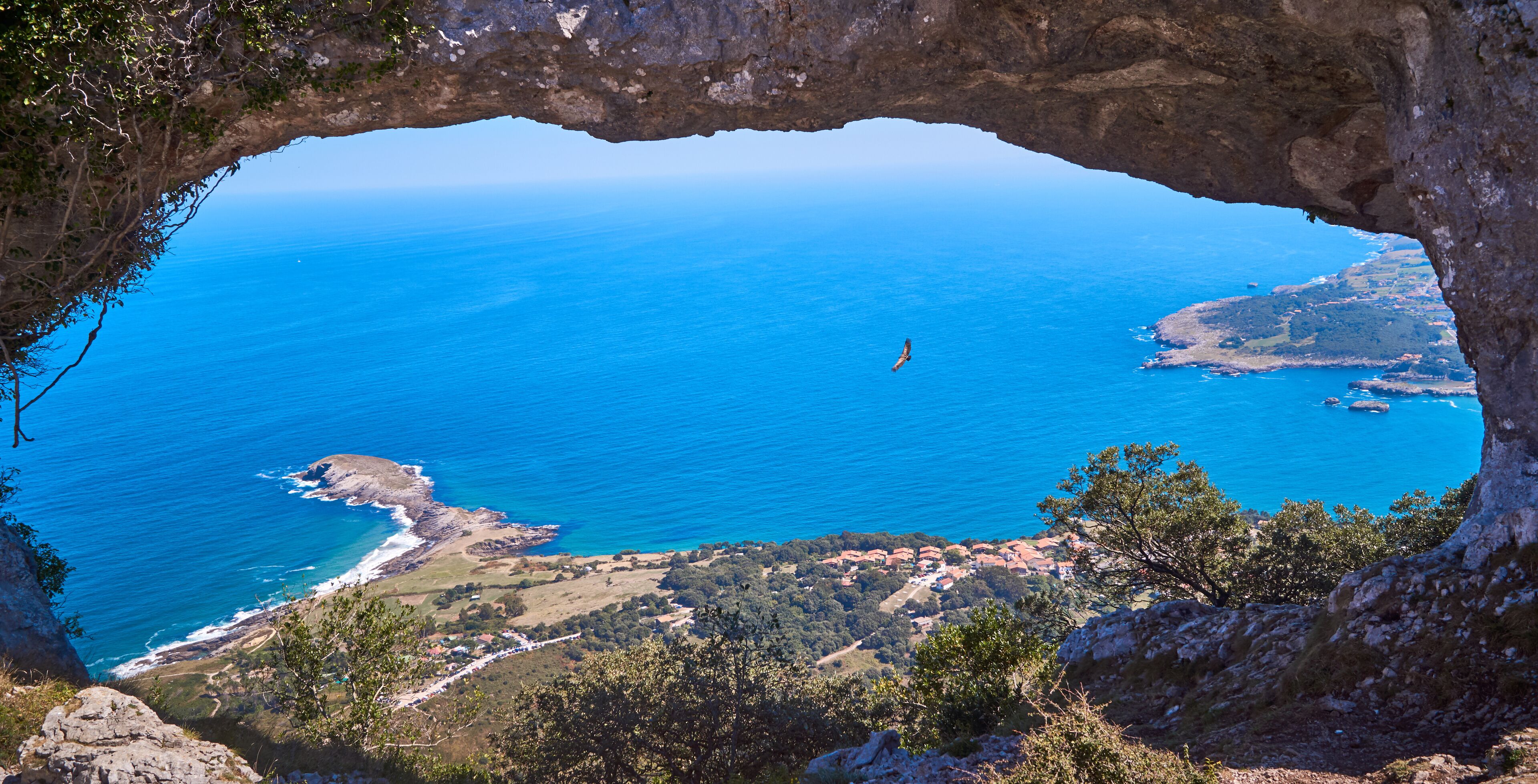 mountain over oriñon in cantabria