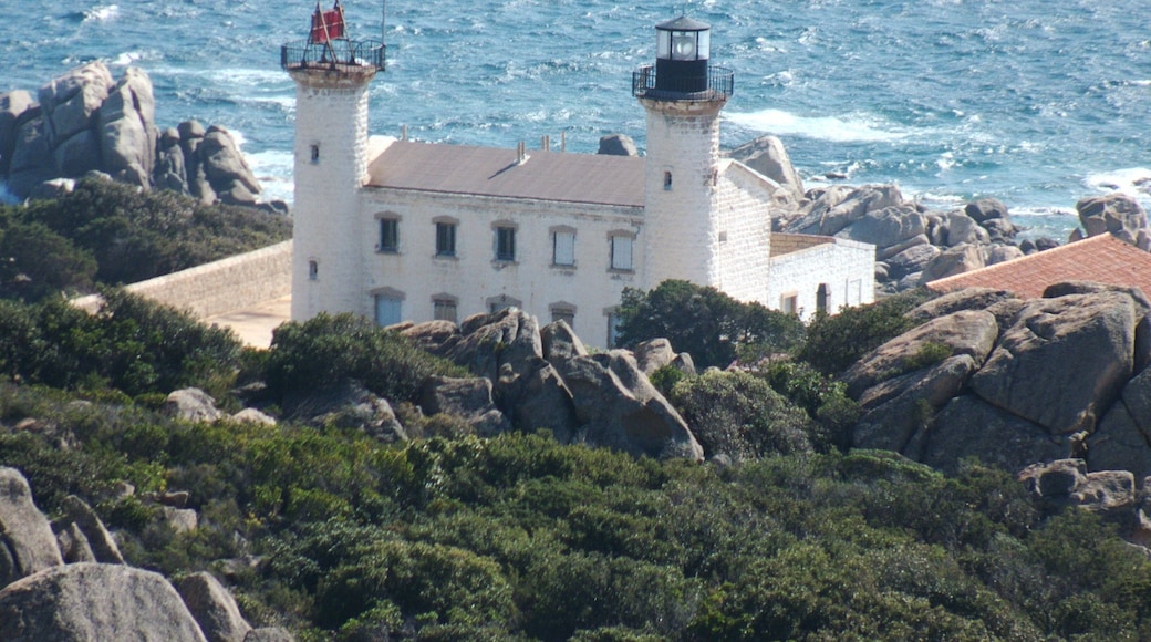 Lighthouse of Senetosa (Corse-du-Sud), as seen from the genoese tower of Senetosa.