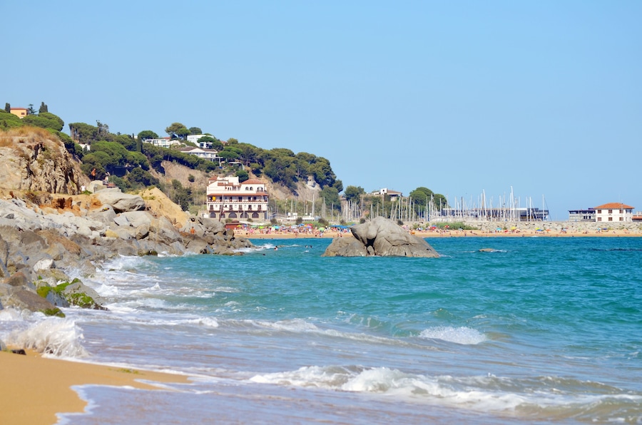 View of the beach of Arenys de Mar. Barcelona; Shutterstock ID 150376097; Purchase Order: -