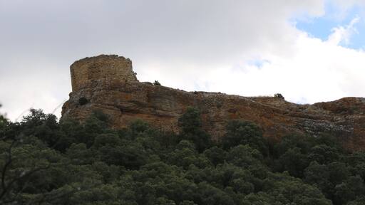 Peña - Vista de las ruinas del castillo