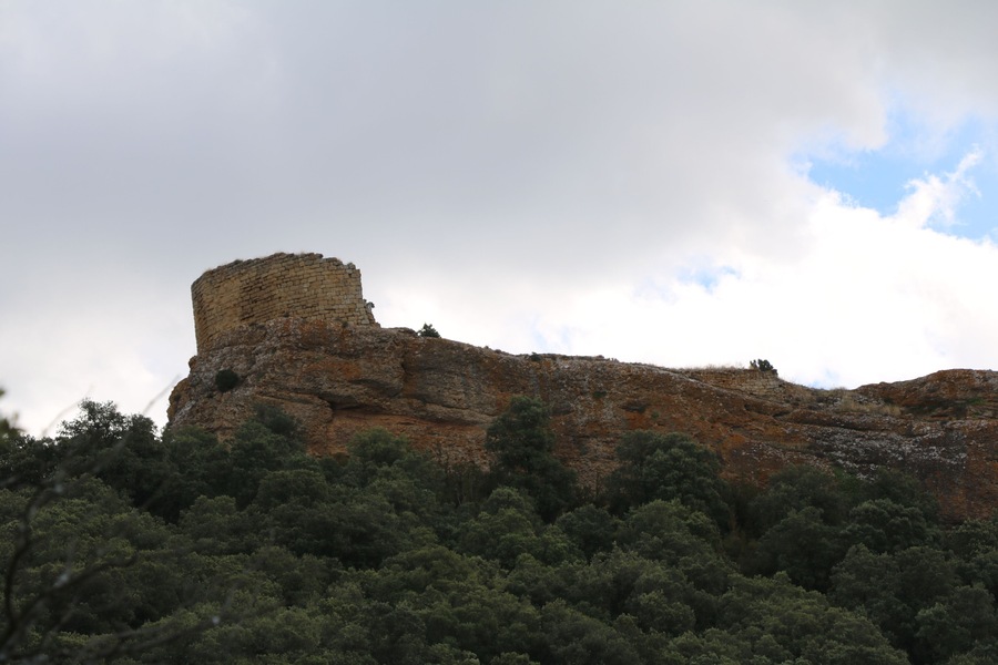 Peña - Vista de las ruinas del castillo