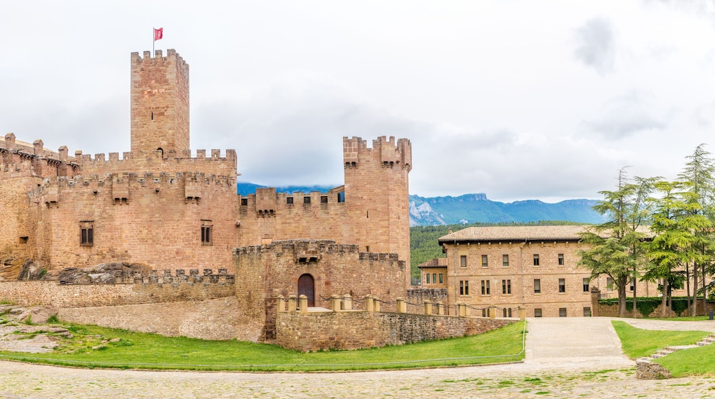 Panoramic view at the Basilica of San Francisco in Javier - Spain