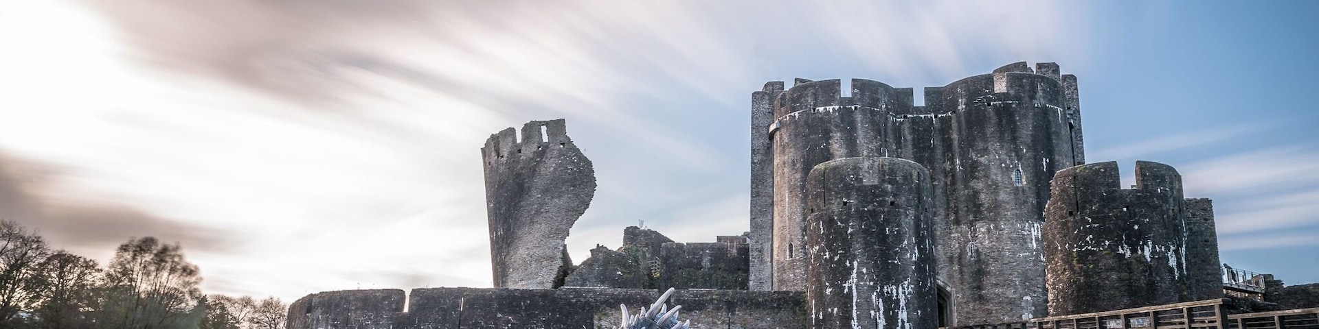This Castel is the largest in Wales. It was build in 1268.