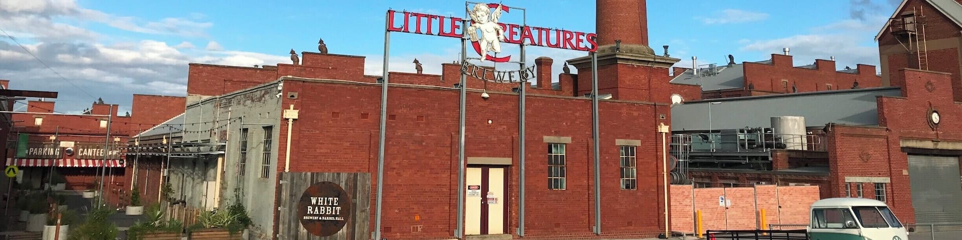 Walking distance from the South Geelong train station, the Little Creatures Brewery is a fun place to spend the day. It's like the Willy Wonka factory for beer lovers! White Rabbit is also on the premises. #SMDdoesOZ #Geelong #Australia