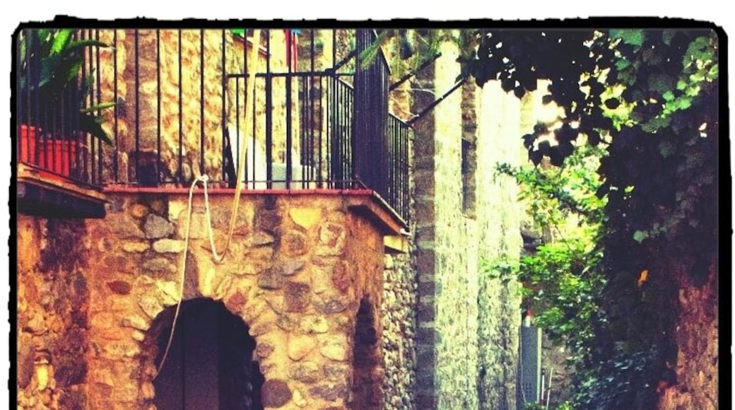 Sant Llorenç de la Muga is a small town in La Garrotxa (Catalonia) were you can eat well and enjoy many Natural Fresh water Pools. Nice place to spend a weekend during summer