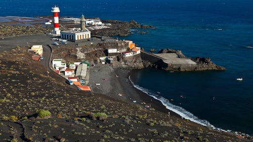 Salinas y faros de Fuencaliente. Pueblo Fuencaliente. Isla La Palma. Provincia Santa Cruz. Islas Canarias. España