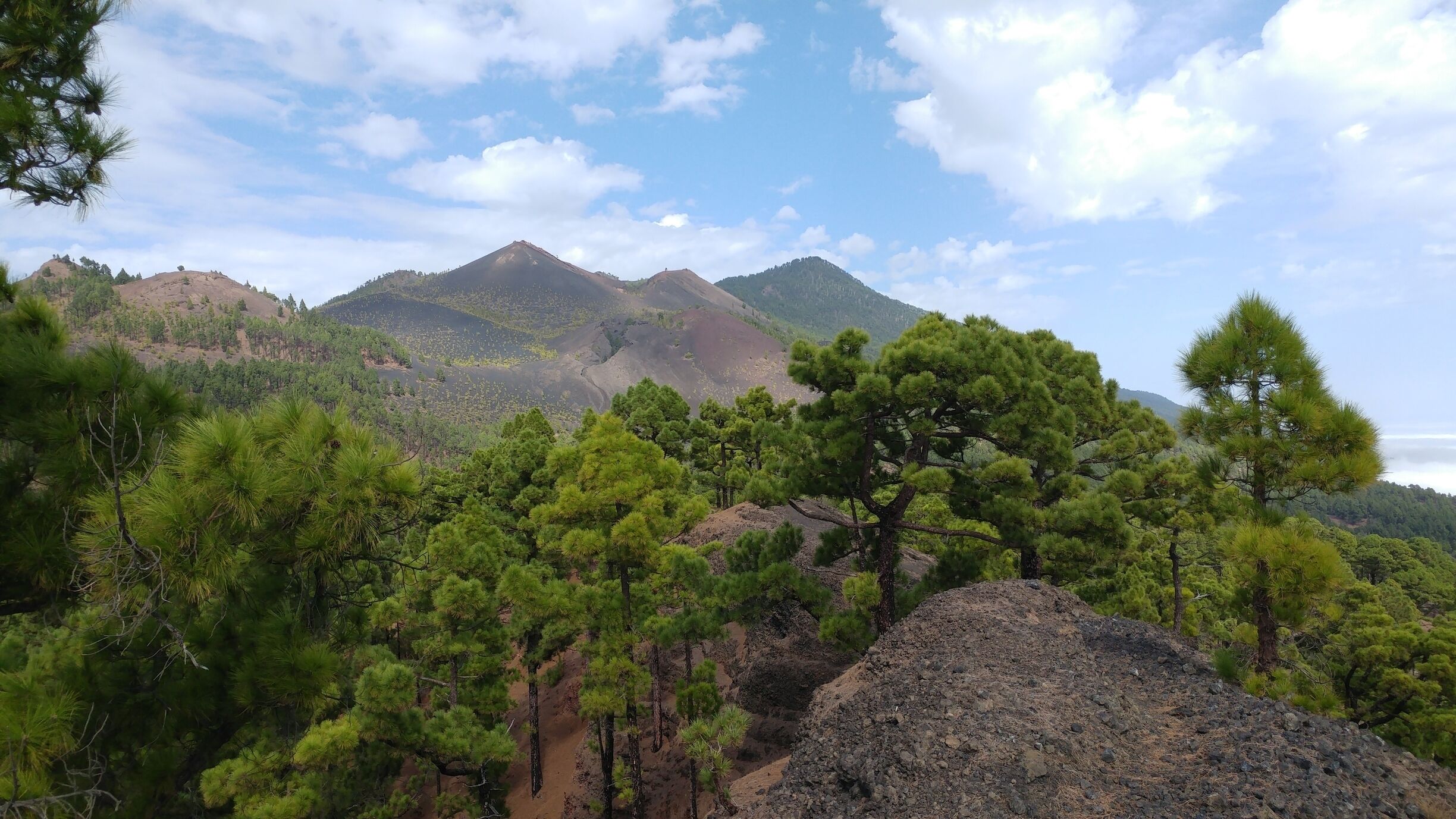 2h hike from Fuencaliente, will take you to Montania del Fuego with this great view. 