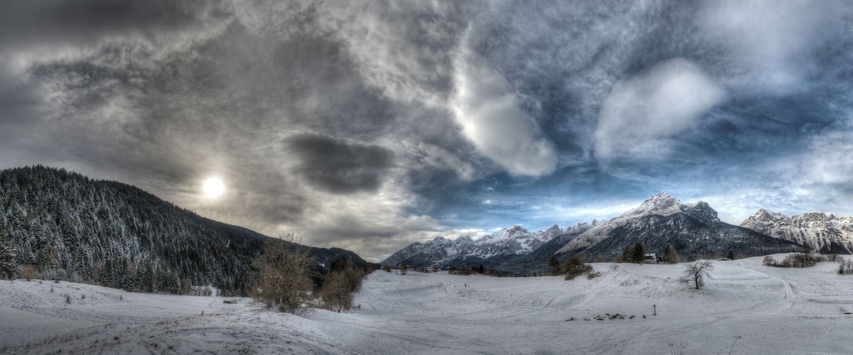 Near Andalo (TN) Italy - December 28, 2014