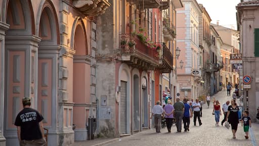Atri featuring street scenes as well as a small group of people