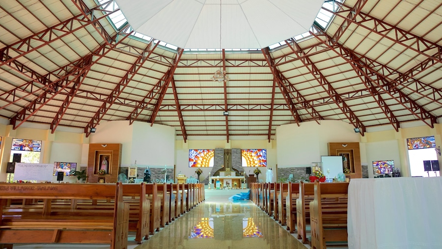 Sogod featuring religious elements, interior views and modern architecture