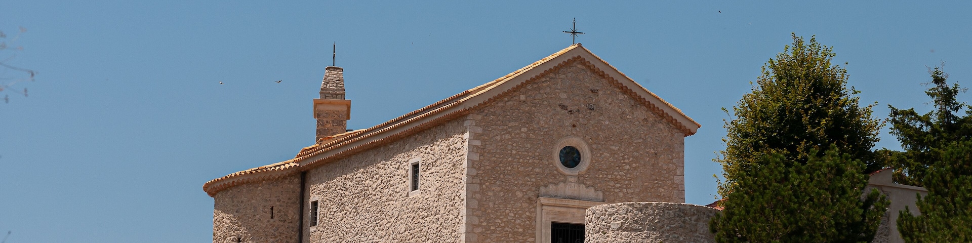 Letino, Campania, Italy. Sanctuary of Santa Maria del Castello