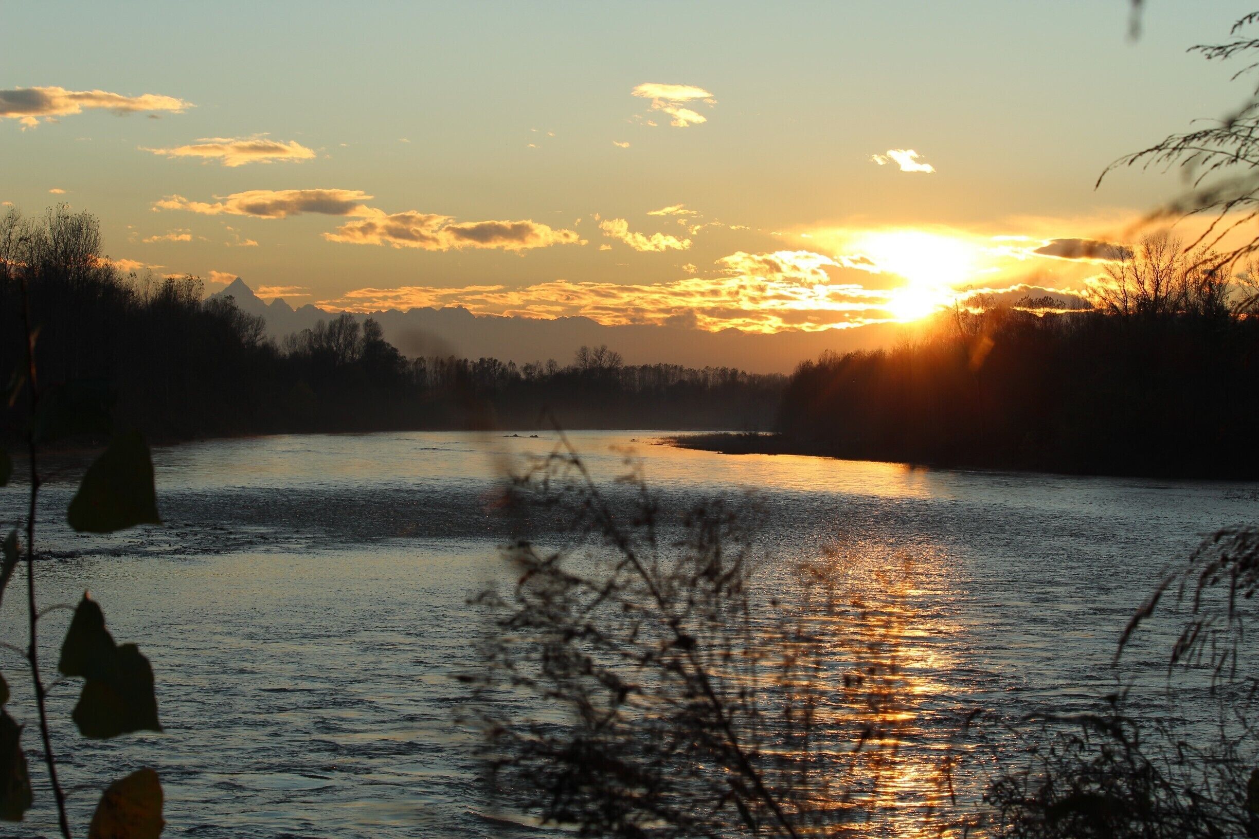 A small village near Turin, on the banks of the river Po!