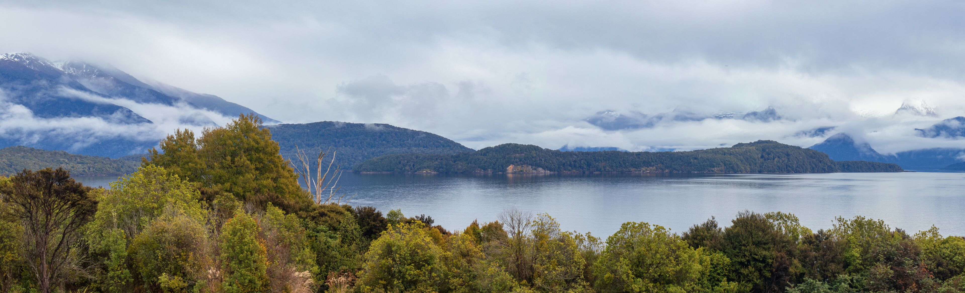 Lake Manapouri panorama, New Zealand