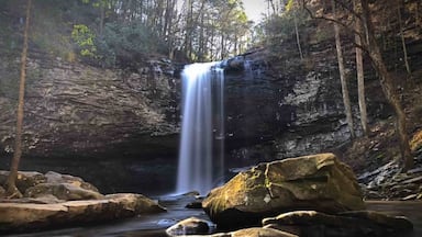 Nice waterfall in Cloudland Canyon State Parks