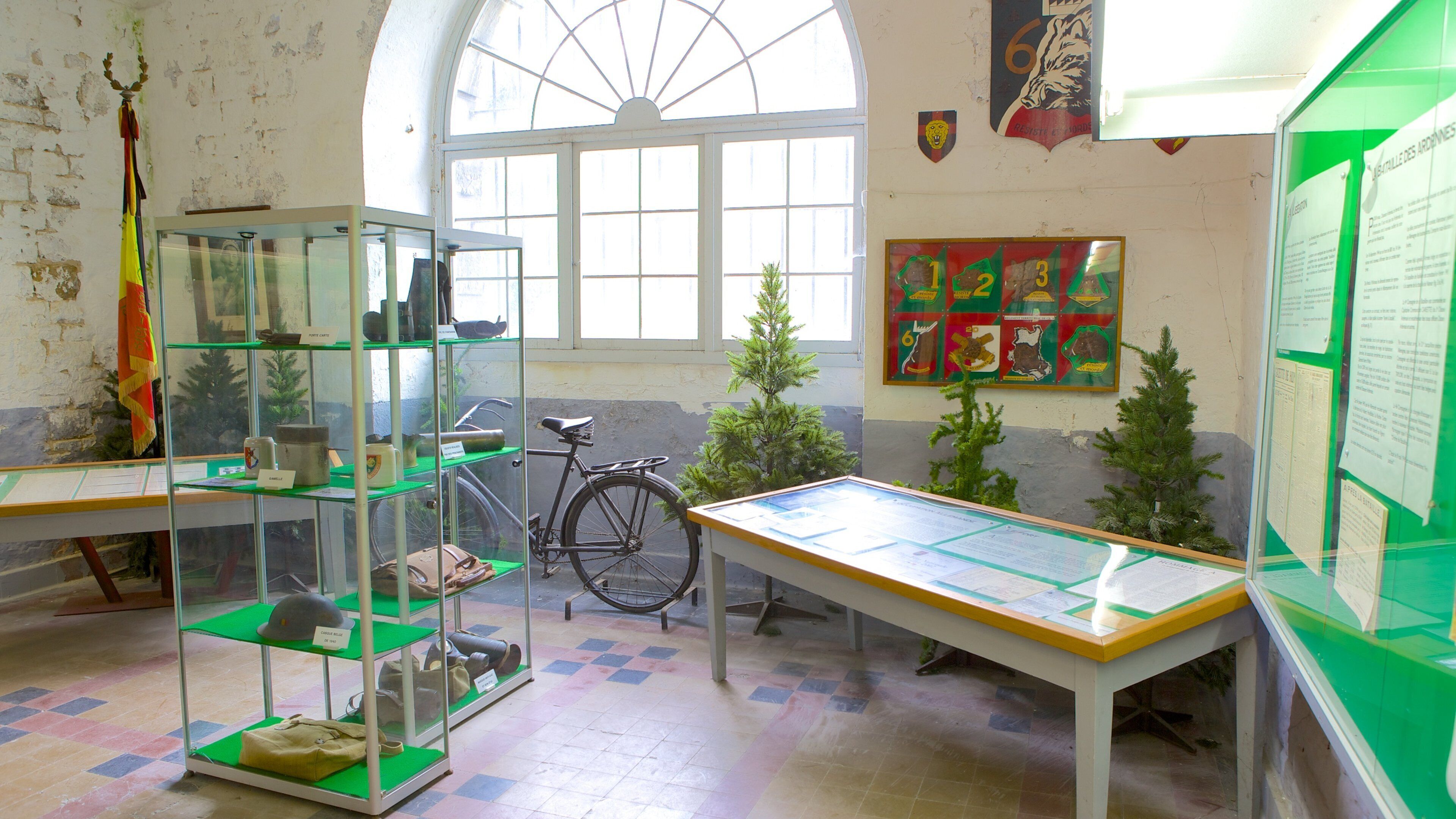 Citadel of Huy which includes interior views and heritage elements