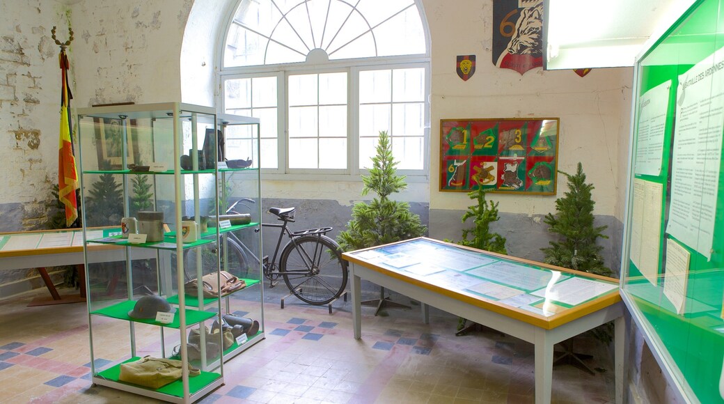 Citadel of Huy which includes interior views and heritage elements