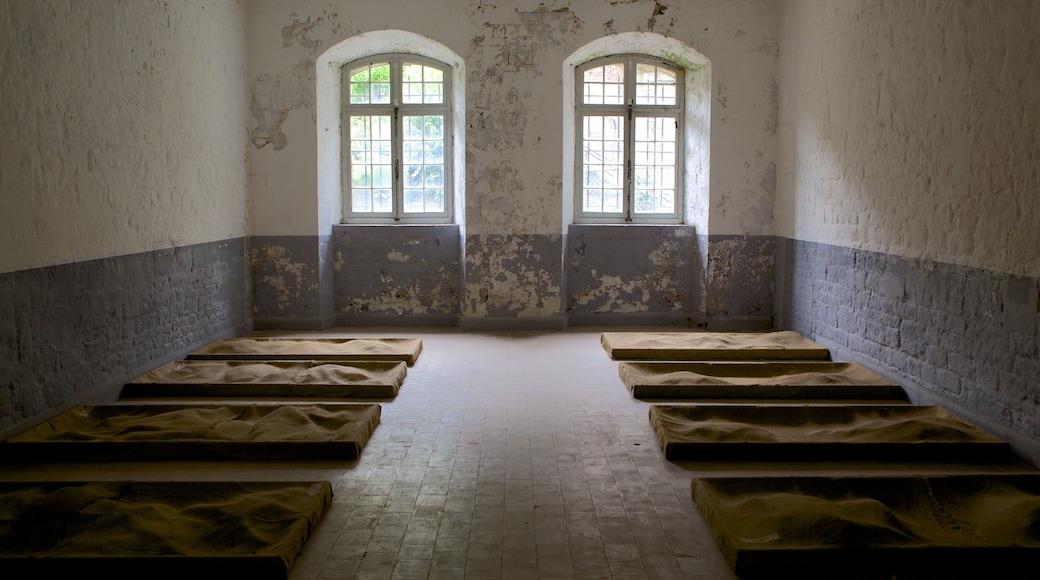 Citadel of Huy which includes heritage architecture, interior views and heritage elements