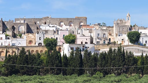 Panoramic view of Specchia. Puglia. Italy.