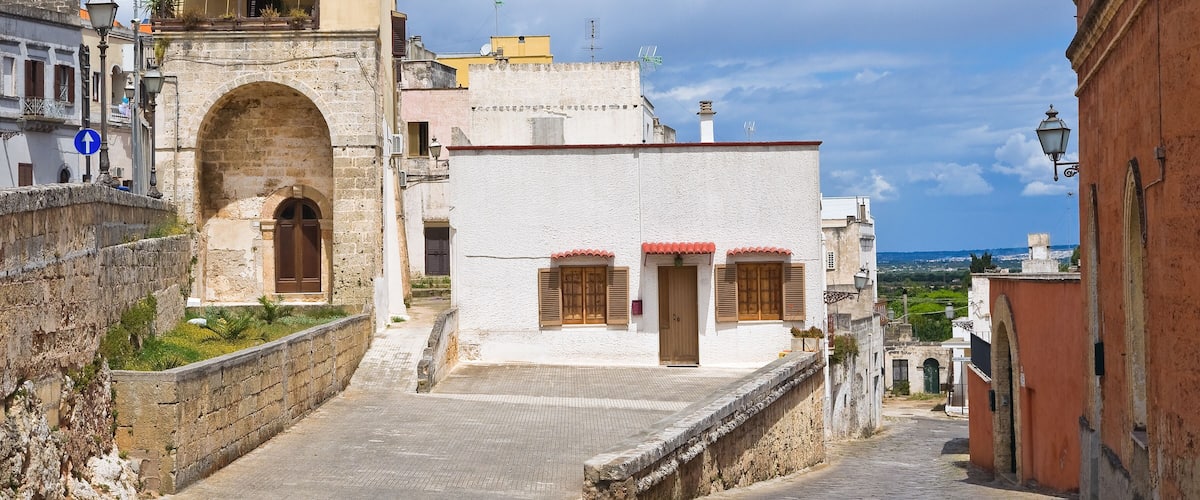 Alleyway. Ugento. Puglia. Italy.